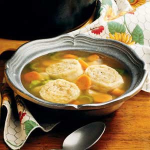 Chicken Soup with Stuffed Noodles image