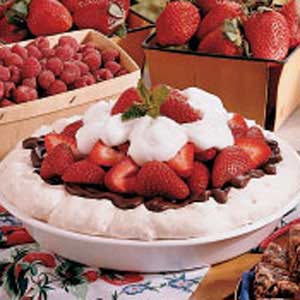 Strawberry Meringue Pie image