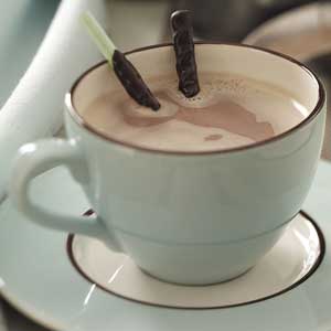 Minty Hot Chocolate image