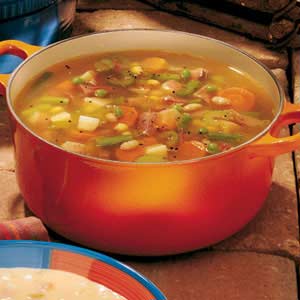 Ham and Vegetable Soup image
