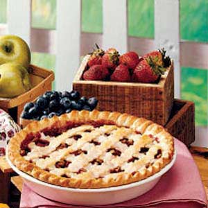 Strawberry-Pecan Pie image