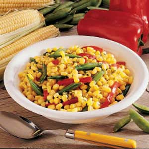Dilled Corn and Peas image