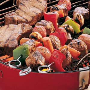 Maple-Glazed Kabobs image