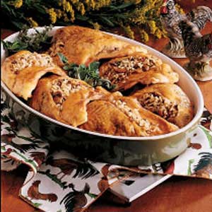 Mushroom-Rice Stuffed Chicken Breasts image