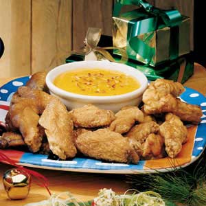 Chicken Wings with Spicy Apricot Sauce_image