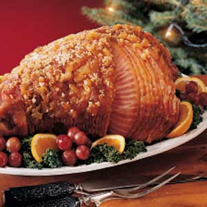 Holiday Ham with Pineapple image