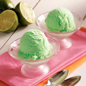 Creamy Lime Sherbet_image