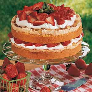 Special Strawberry Torte Recipe Taste Of Home