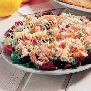 Dilled Salmon Pasta Salad Recipe How To Make It Taste Of Home