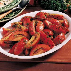 Tomatoes with Parsley Pesto image