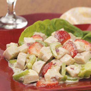 Curried Strawberry Chicken Salad image