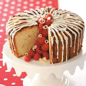 White Chocolate Raspberry Cake image