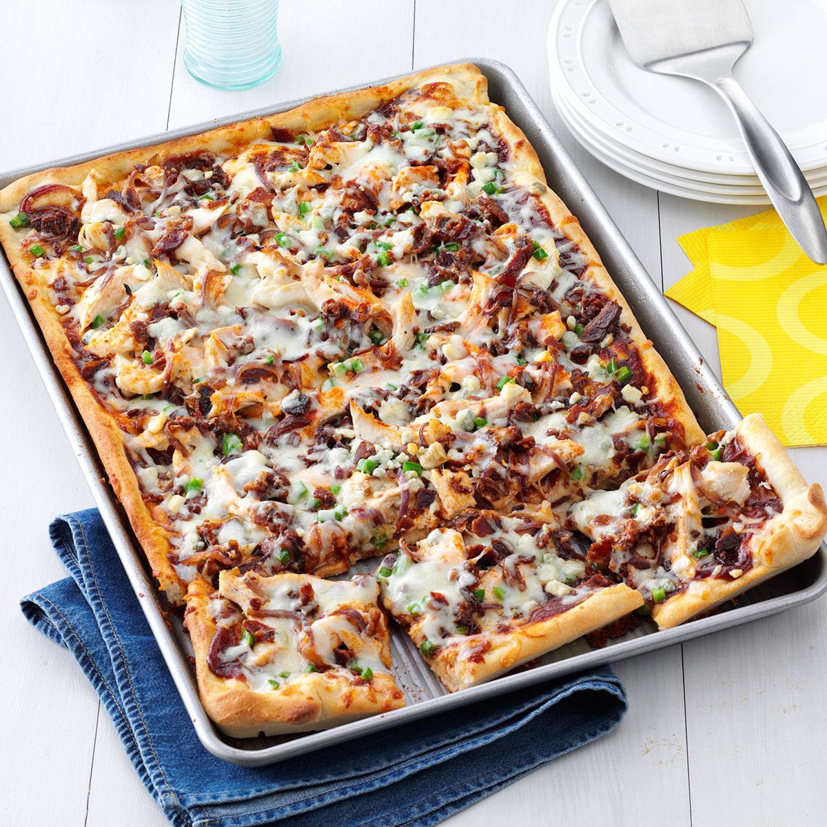 Barbecue Chicken Pizza Recipe Taste Of Home