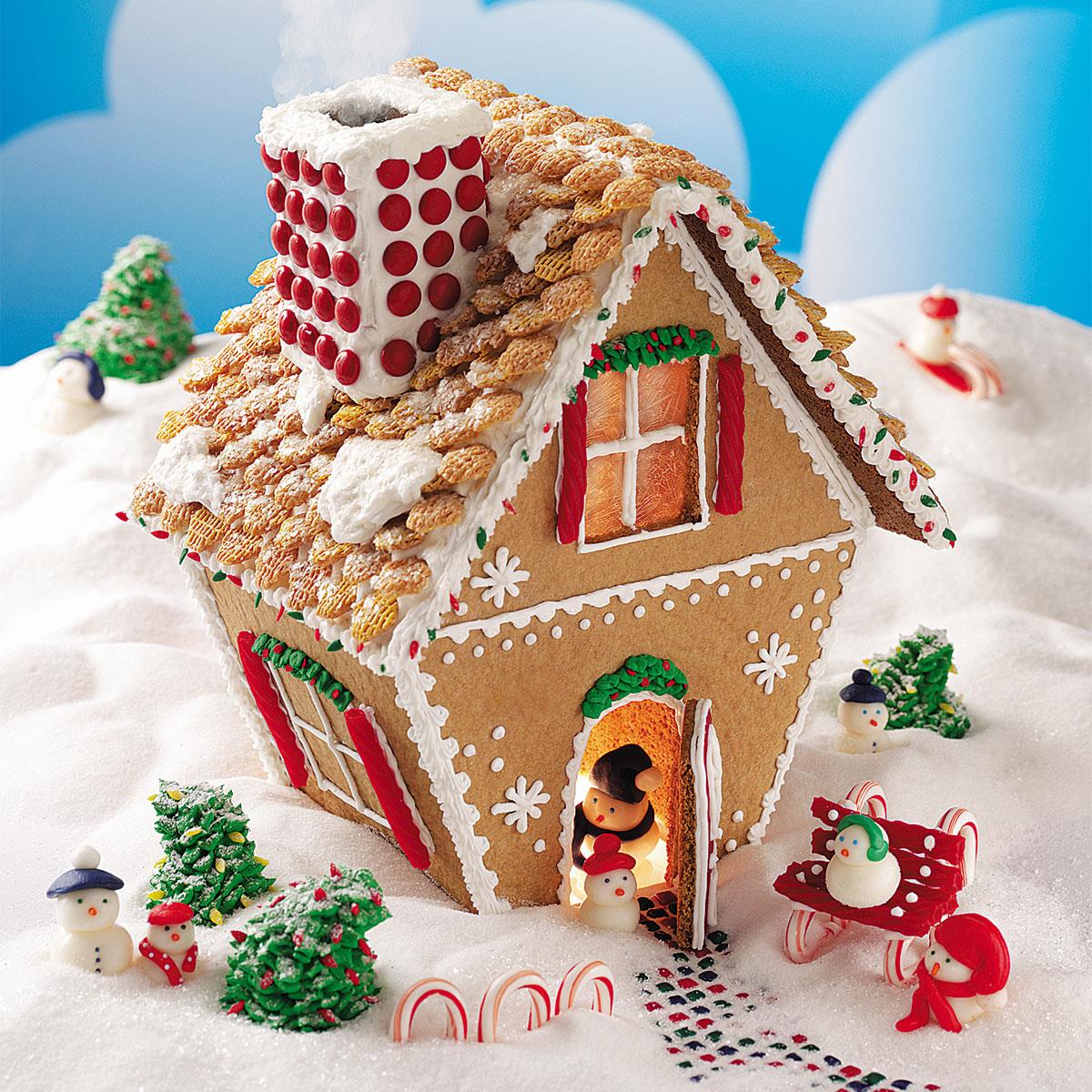 Winter Wonderland Gingerbread Cottage Recipe Taste Of Home