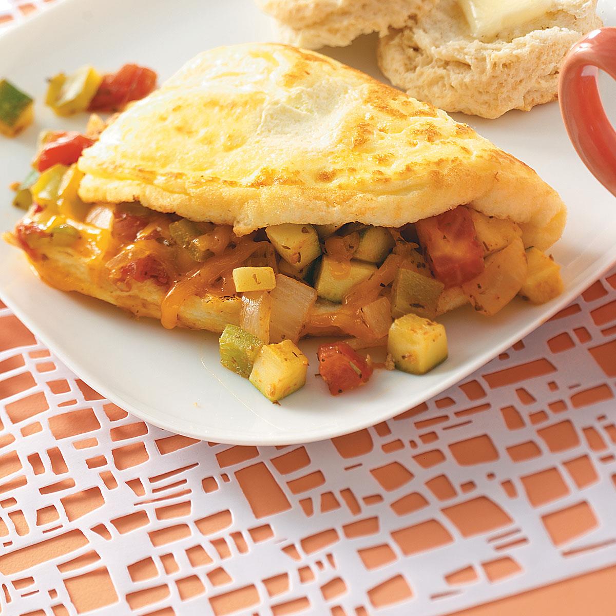 2019 year - Garden-Vegetable Omelet 2019 year