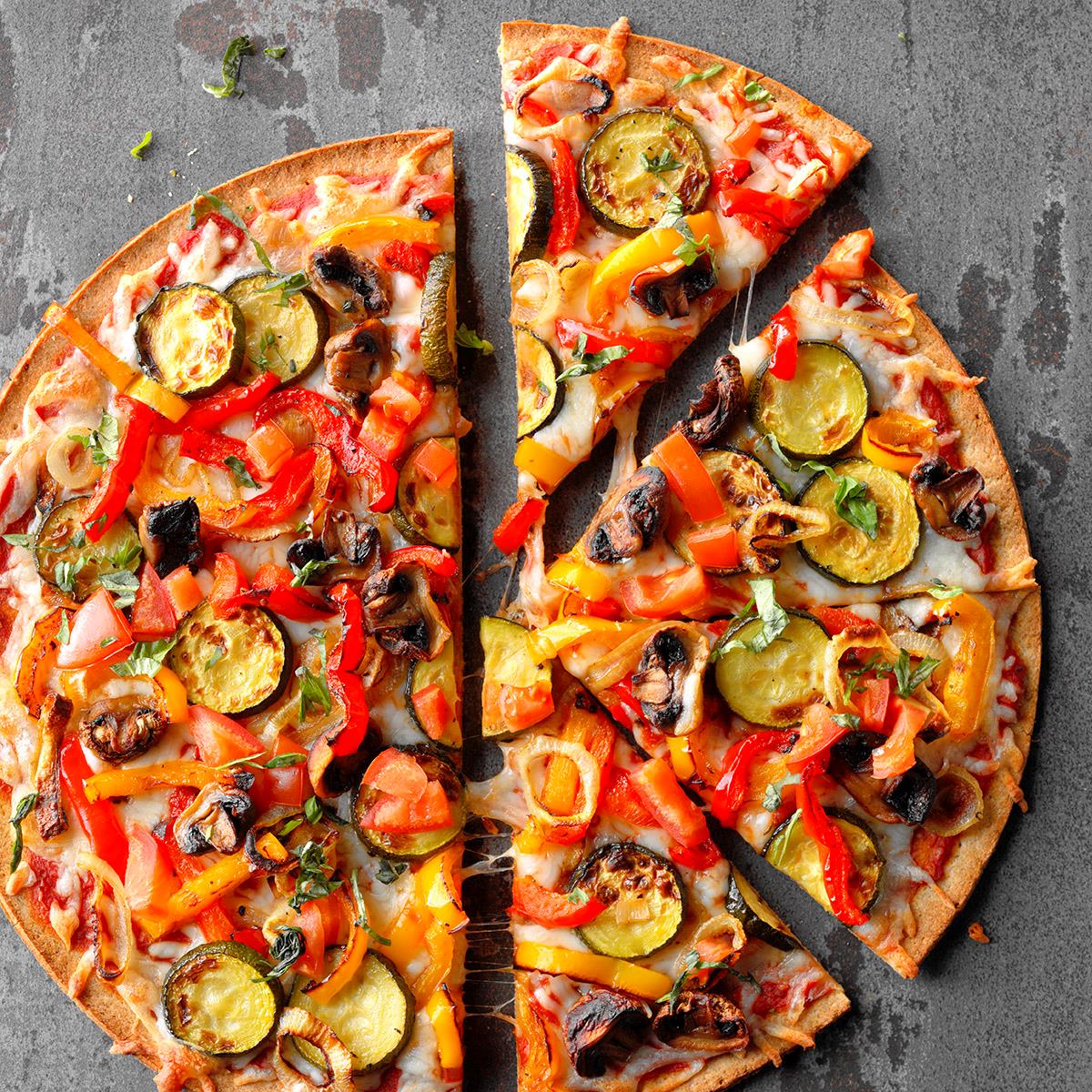 Hasil gambar untuk pizza vegetarian
