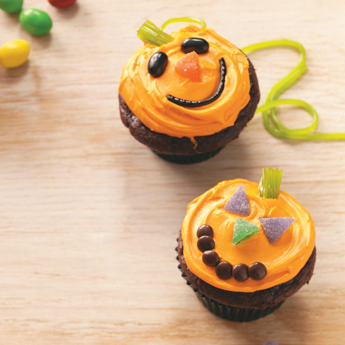 Jack O Lantern Cupcakes Recipe Taste Of Home