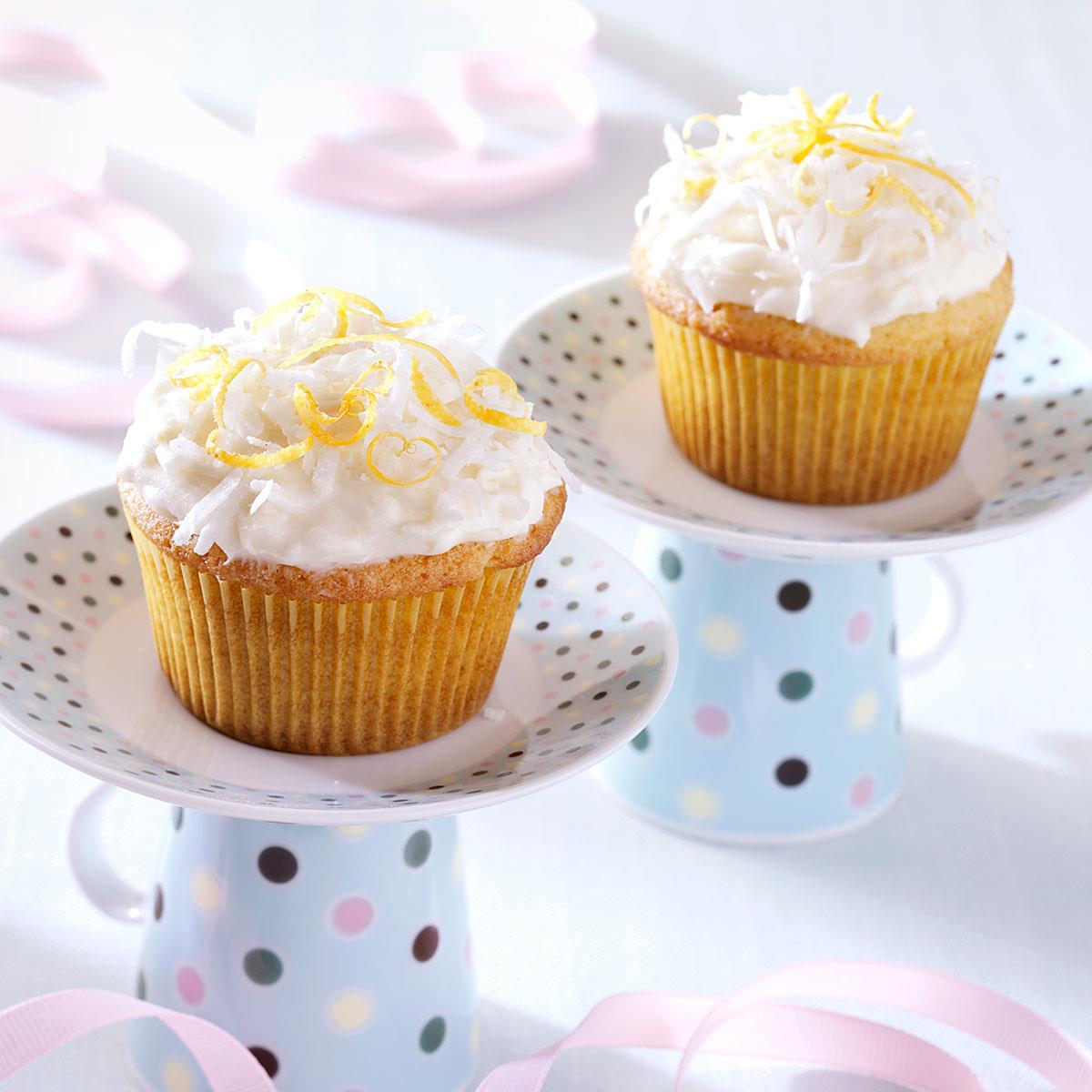 Lemon Coconut Cupcakes Recipe Taste Of Home