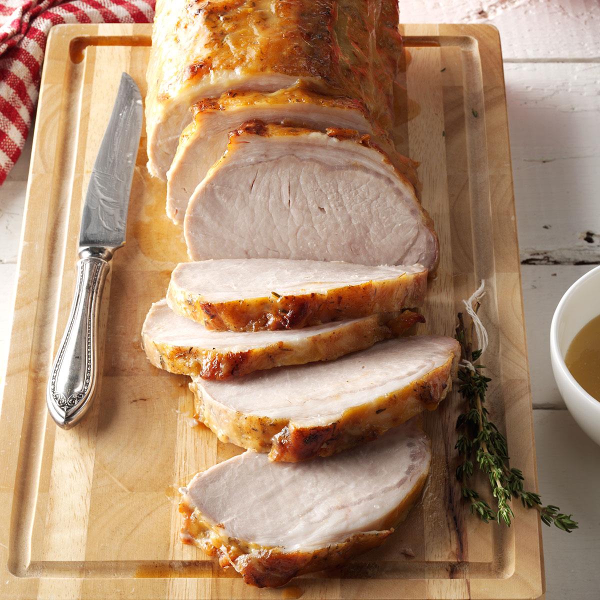 Pork Tenderloin and Orange-Glazed Carrots foto picture Pork Tenderloin and Orange-Glazed Carrots