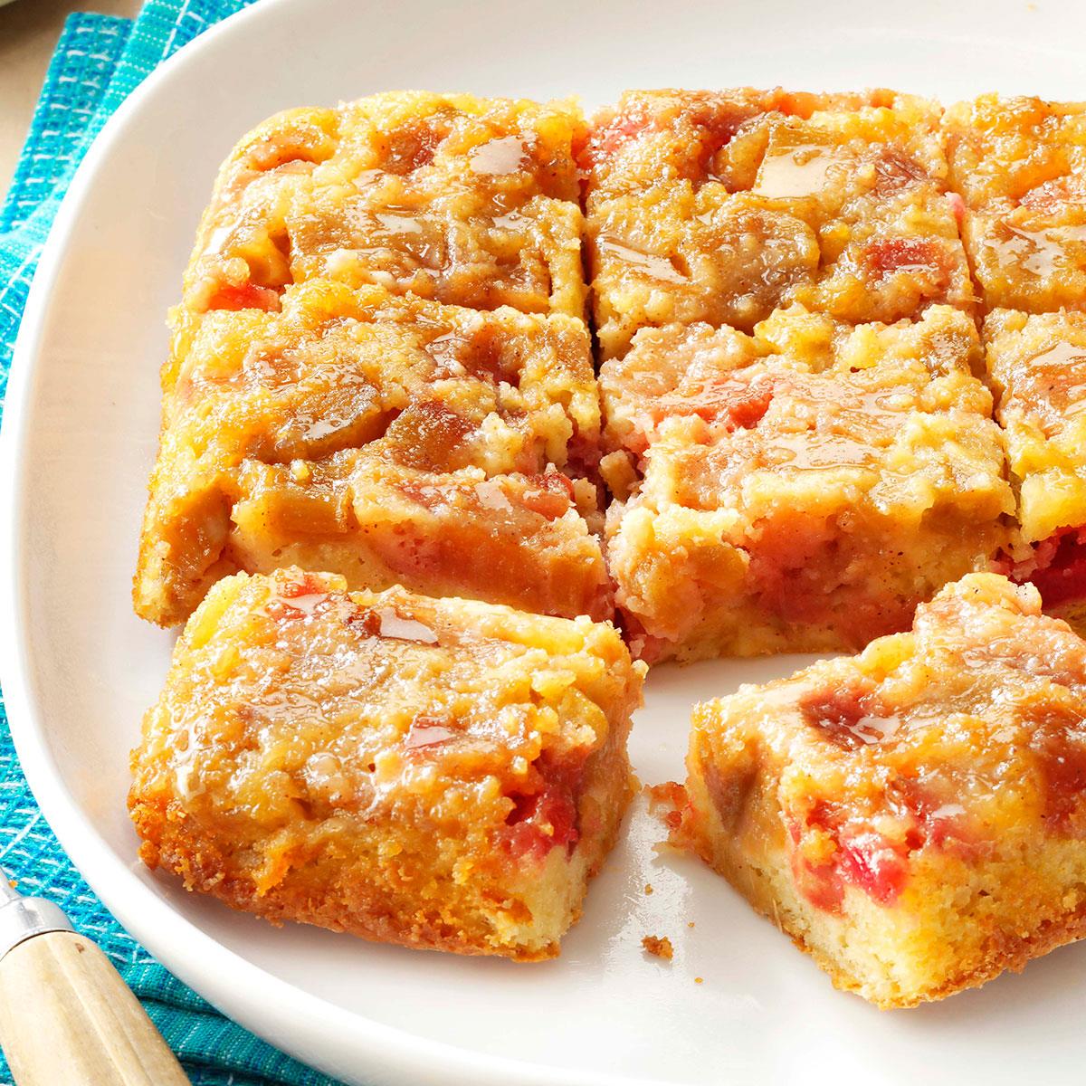 Watch Rhubarb Upside-Down Cake video Watch Rhubarb Upside-Down Cake video