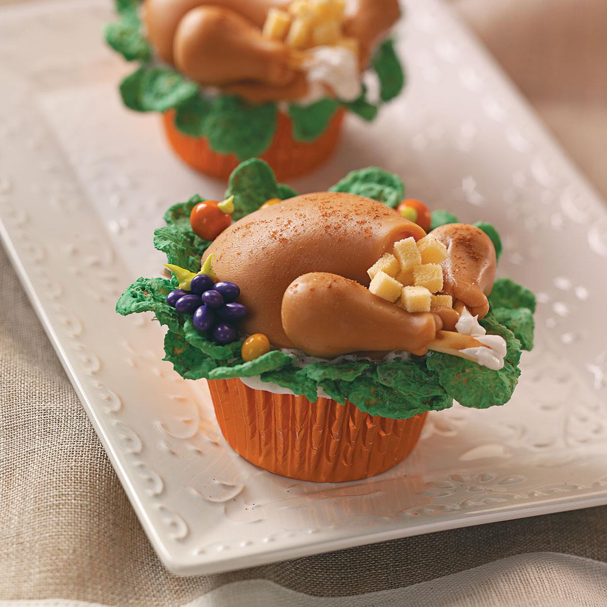 Turkey Dinner Cupcakes Recipe Taste Of Home