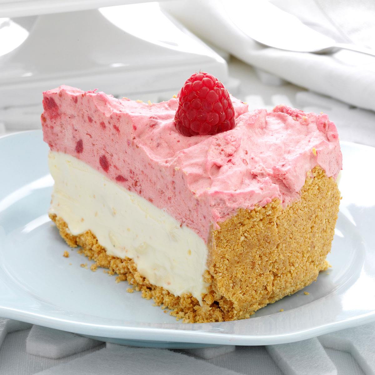 White Chocolate Raspberry Mousse Cheesecake Recipe Taste Of Home