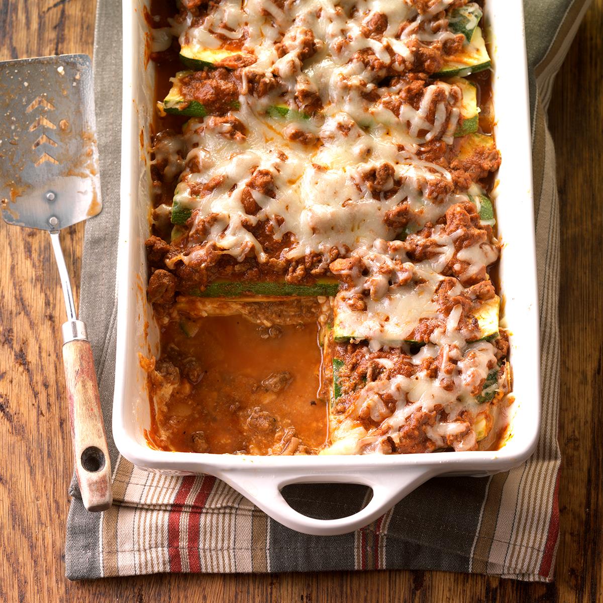 Zucchini Lasagna Recipe Taste Of Home