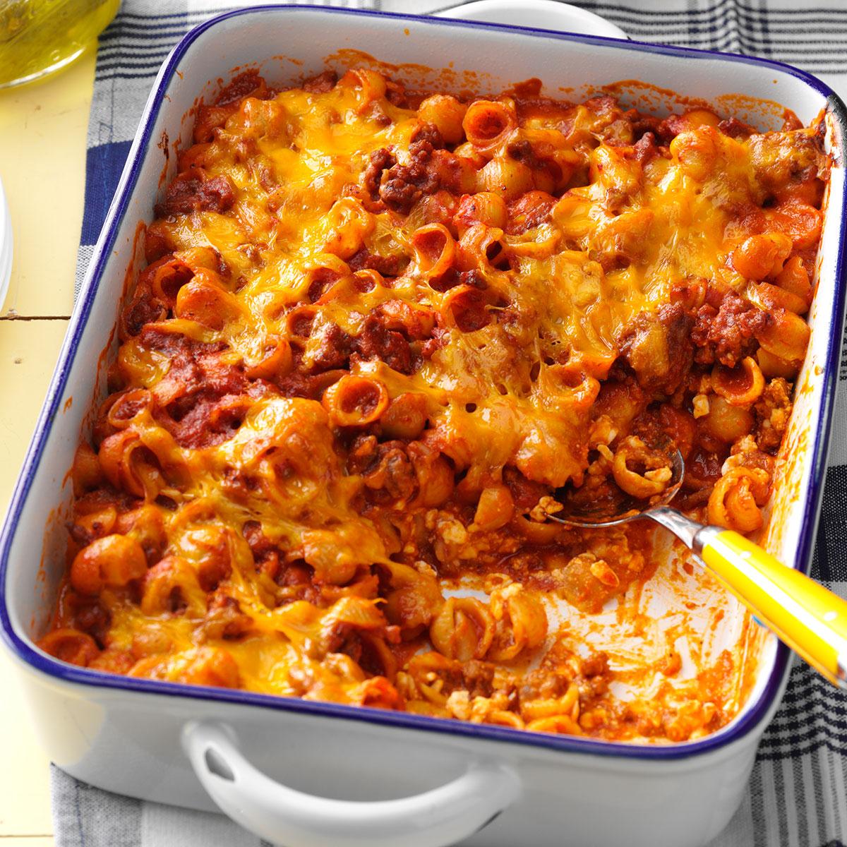 taste of home sloppy joe mac and cheese