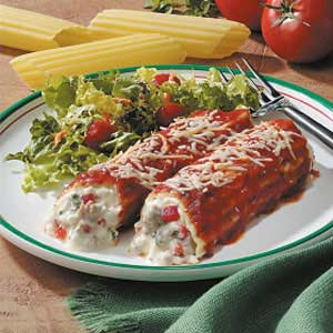 Sausage Cheese Manicotti Recipe Taste Of Home