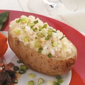 Stuffed Potatoes With Cheese Recipe Taste Of Home