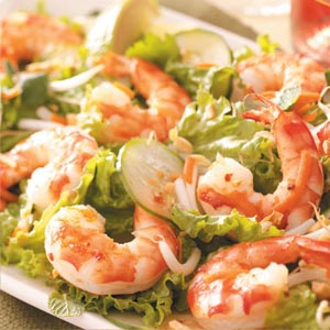 Spicy Asian Shrimp Salad image