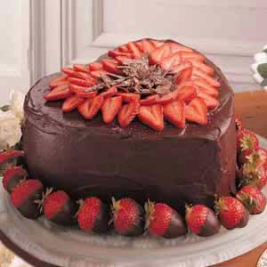 Victorian Strawberry Chocolate Cake Recipe Taste Of Home