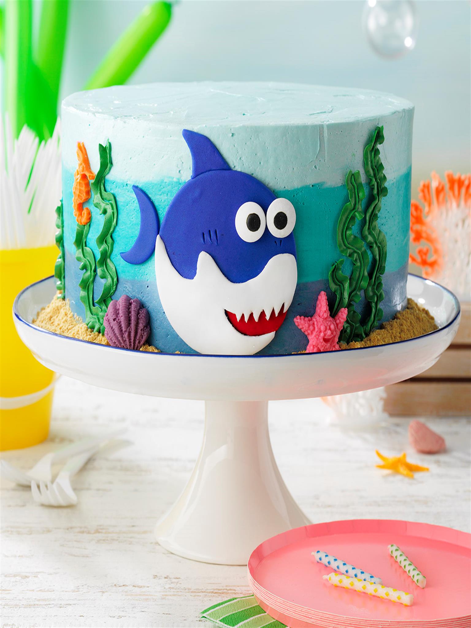 Baby Shark Cake Recipe How To Make It