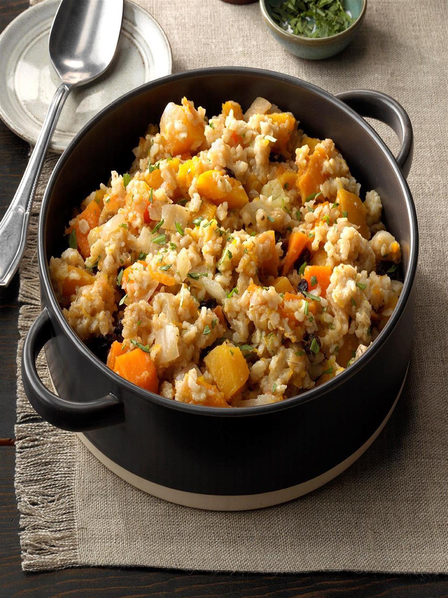 slow cooker brown rice and vegetables