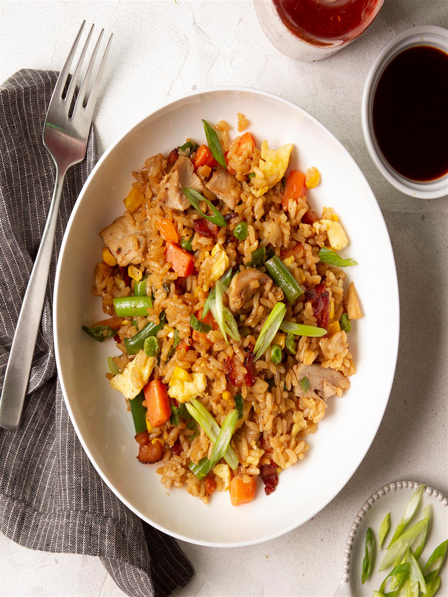 Chicken Fried Rice Plate