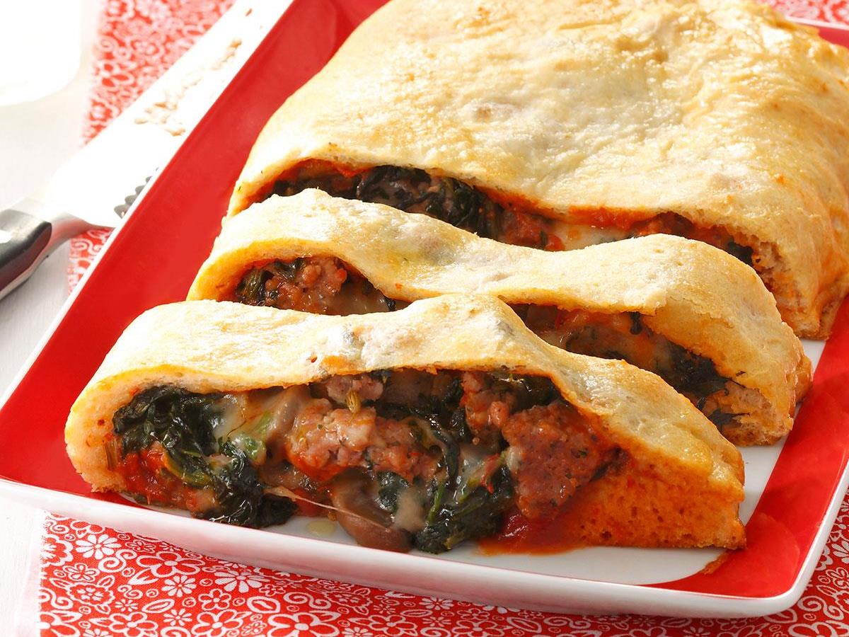 sausage calzone