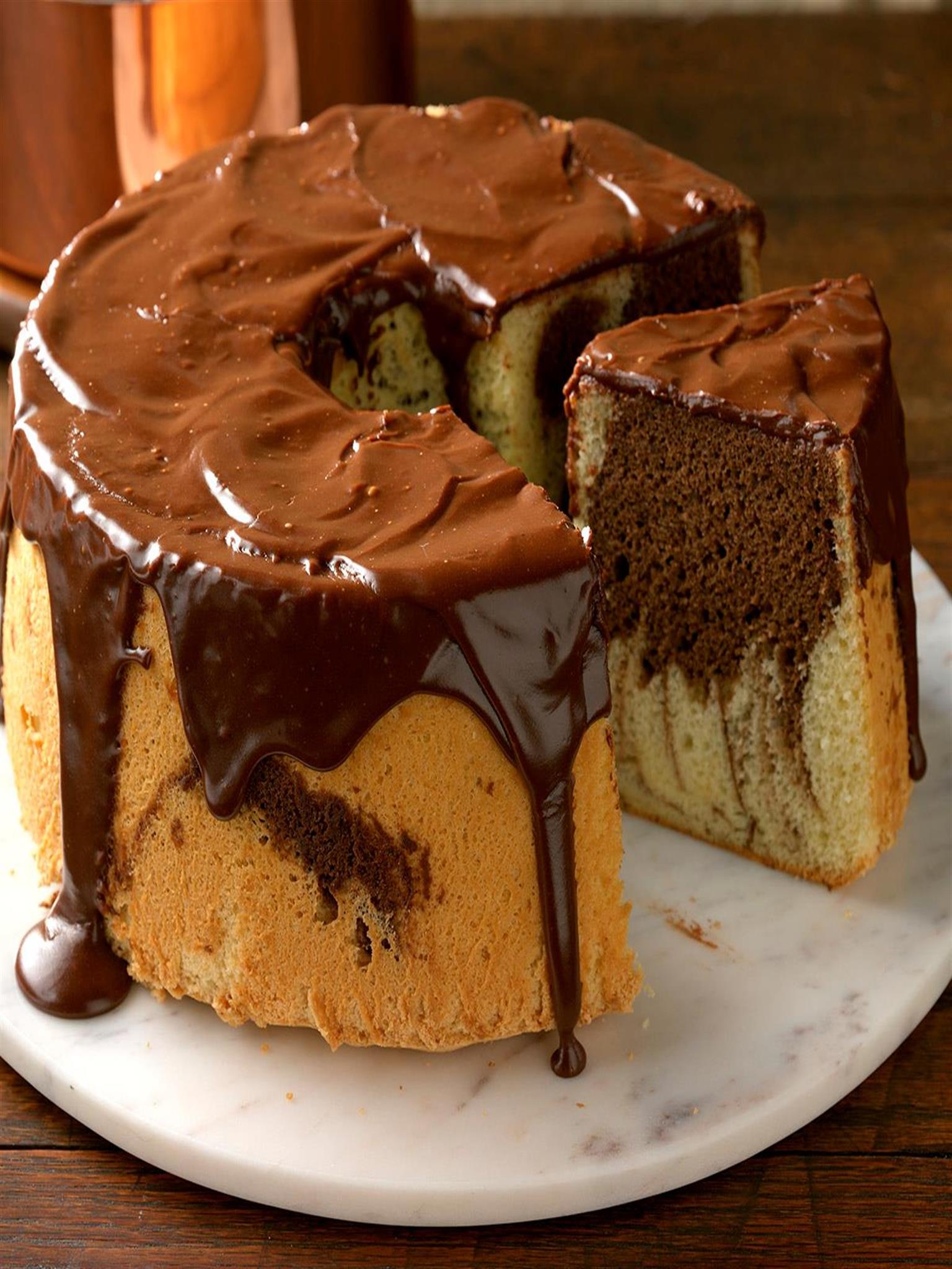 Light And Airy Marble Cake | Recipes