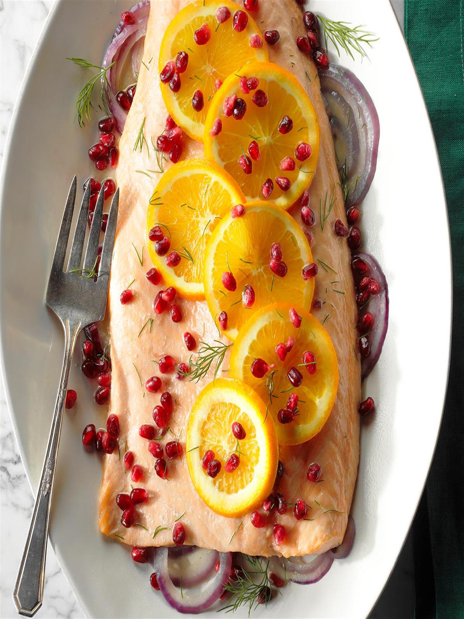 salmon christmas dishes