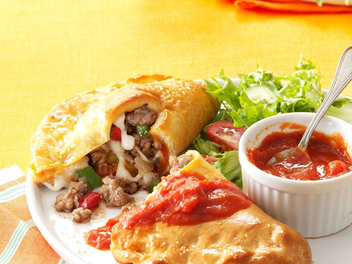 sausage calzone