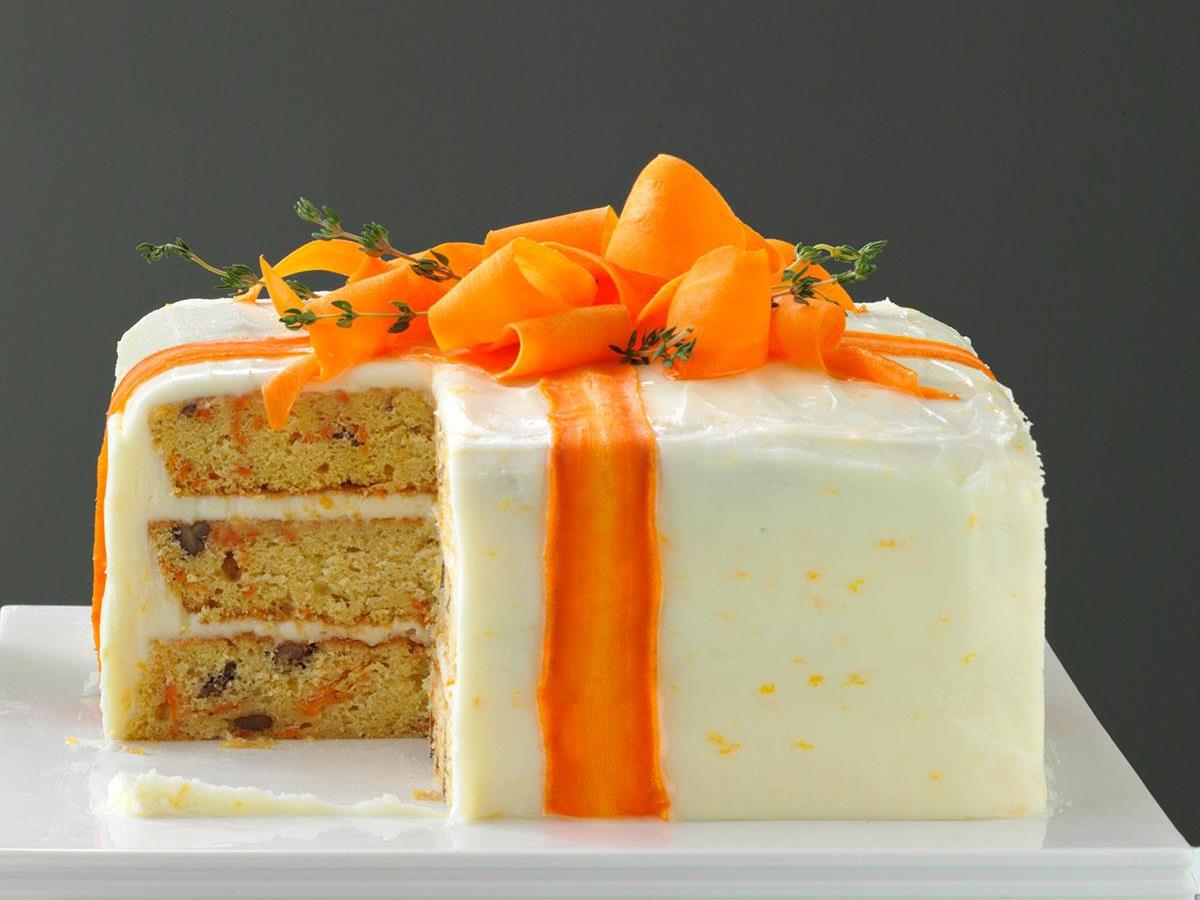 The Best Carrot Walnut Cake - Fresh April Flours