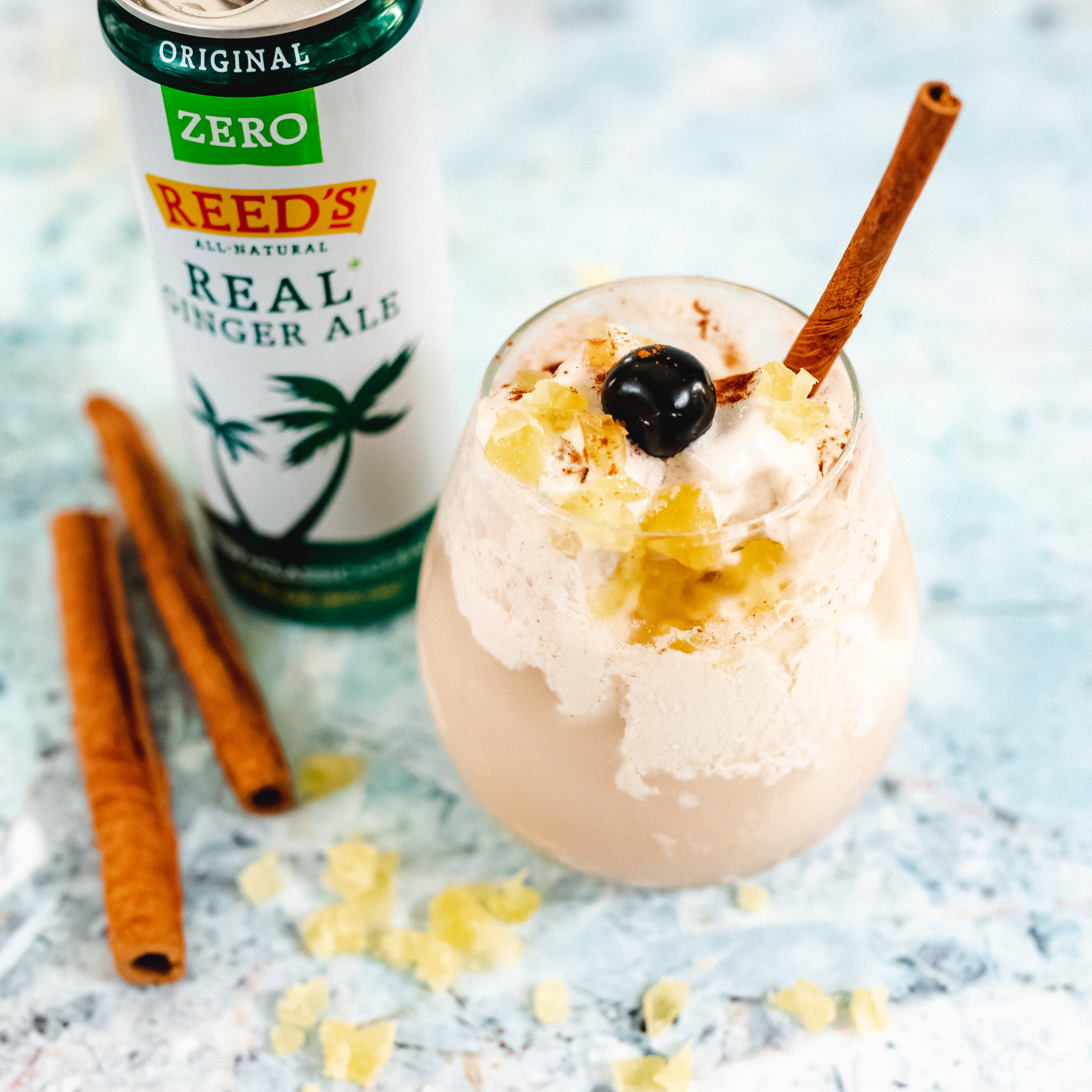 Reed's Sugar Free Ginger Ale Float