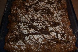 Chocolate crumb brownies
