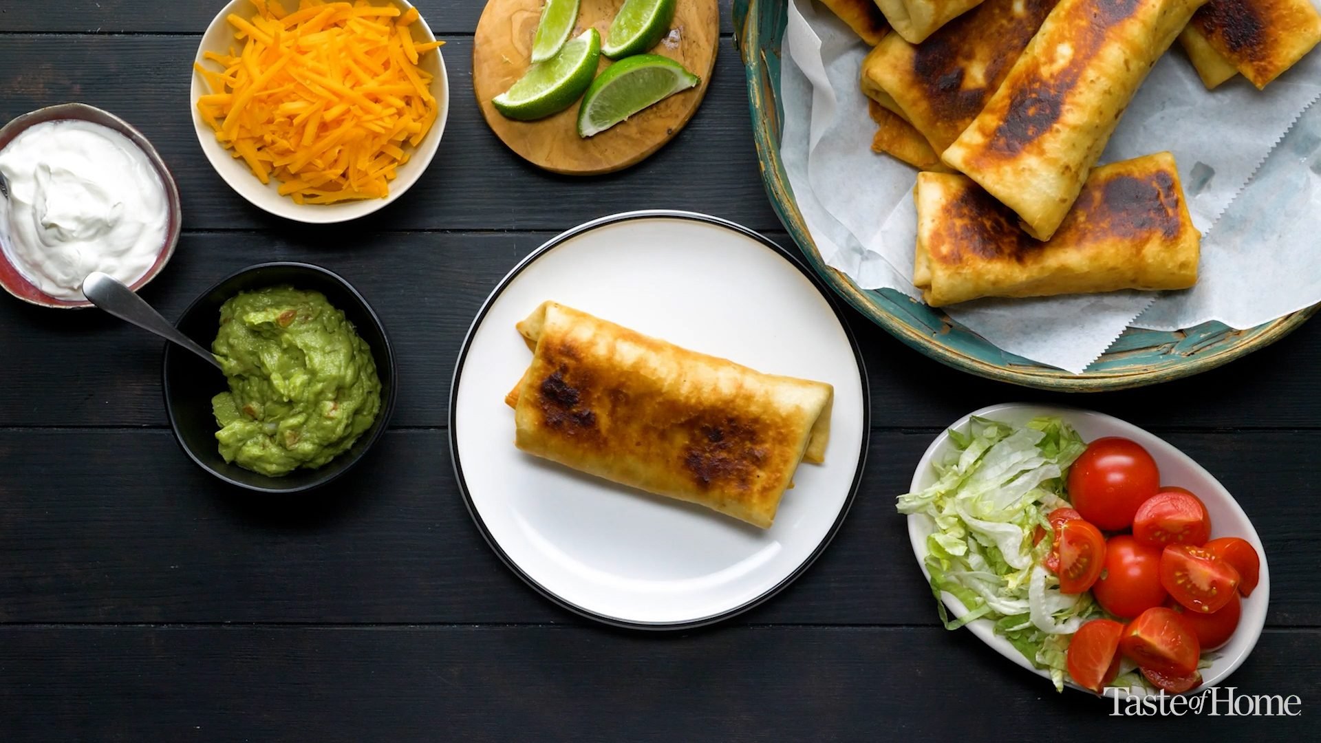 Pork Chimichanga : Recipes : Cooking Channel Recipe