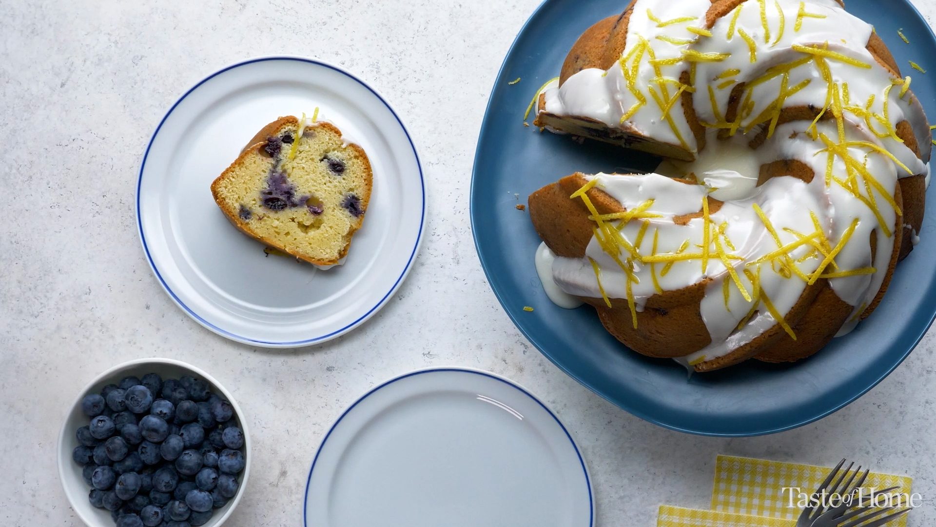 Emelia Jackson's Sour Cream Blueberry Cake Recipe - High Tea Society