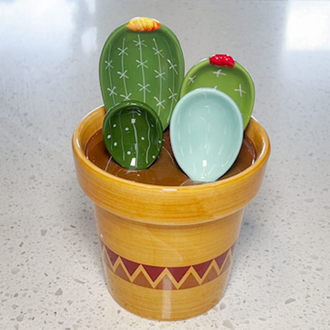 These Cactus Spoons Are the Cutest Measuring Set for Baking