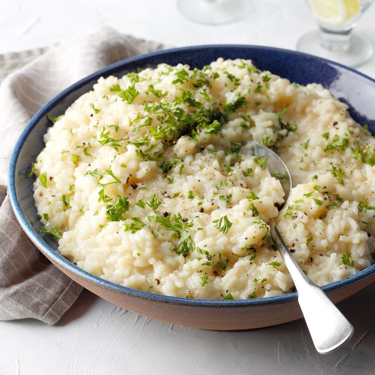Creamy Parmesan (No Wine) Risotto - Ahead of Thyme