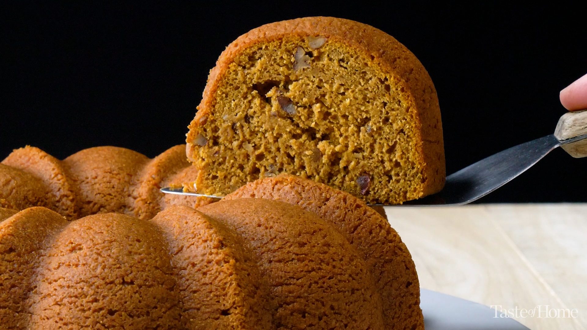 Pumpkin Pound Cake - The BakerMama