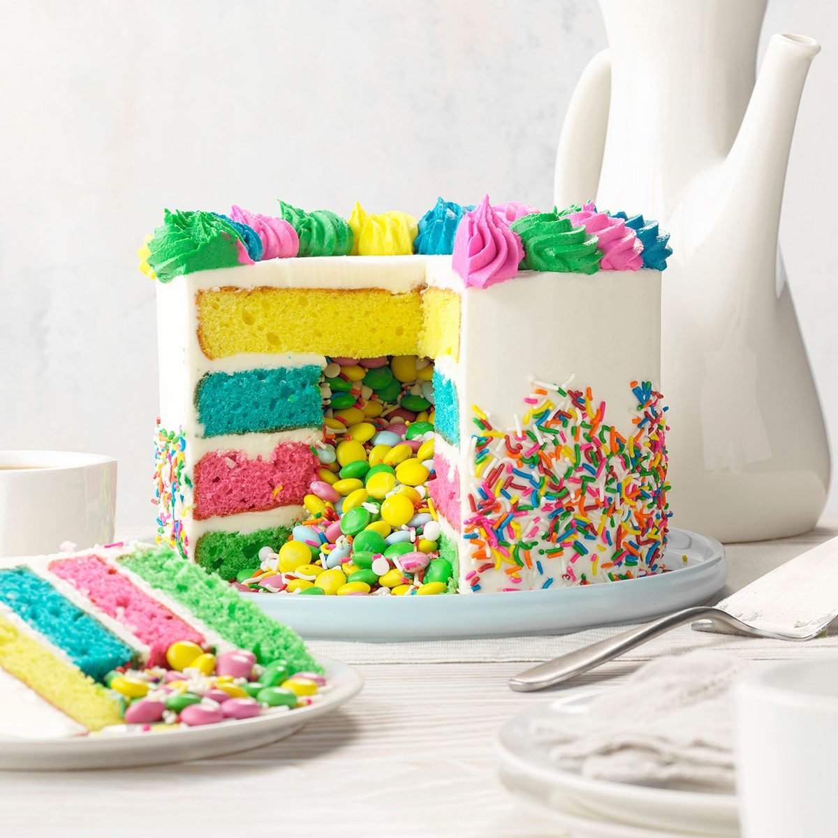 Rainbow Layer Cake Recipe | Bunsen Burner Bakery