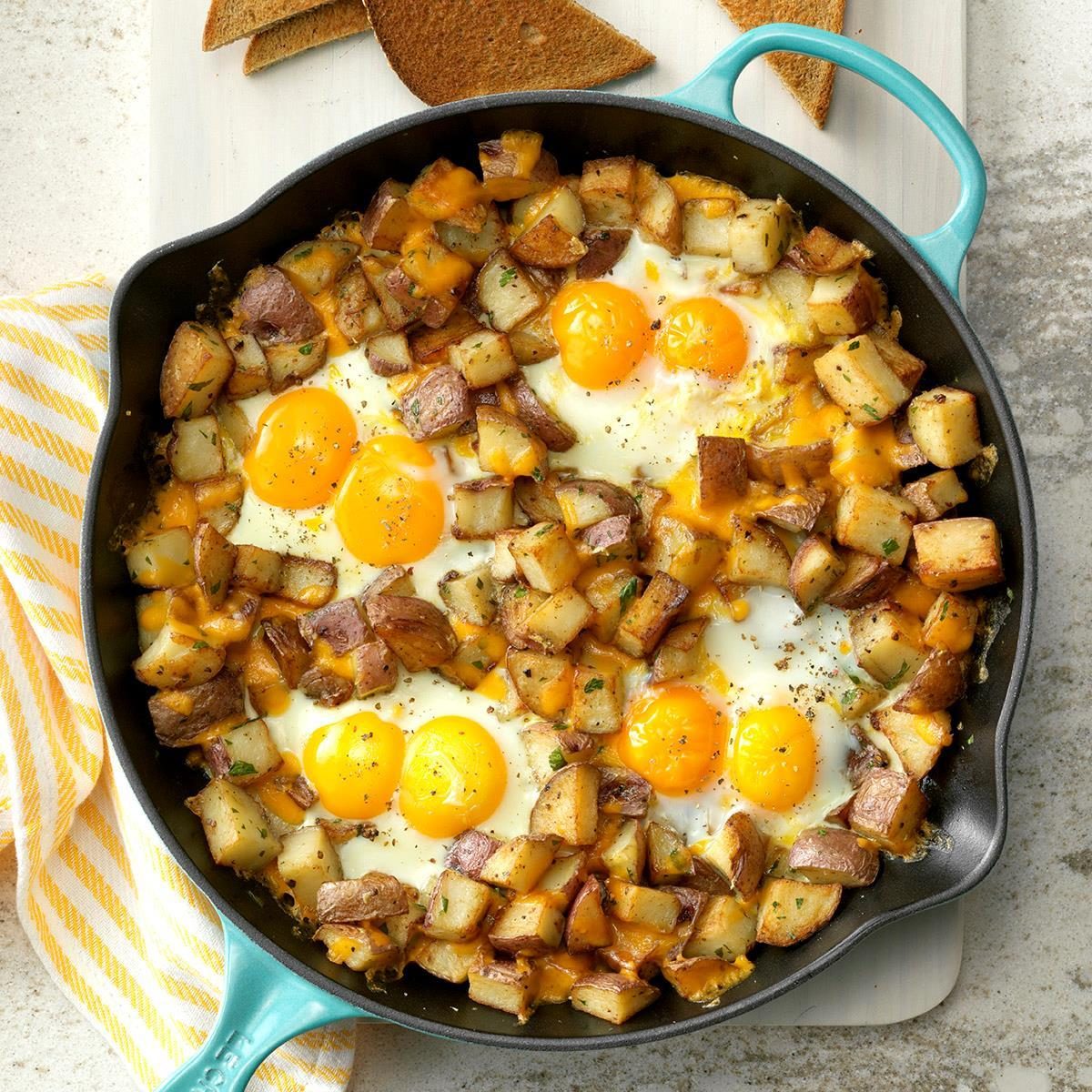 Baked Egg and Potato Skillet