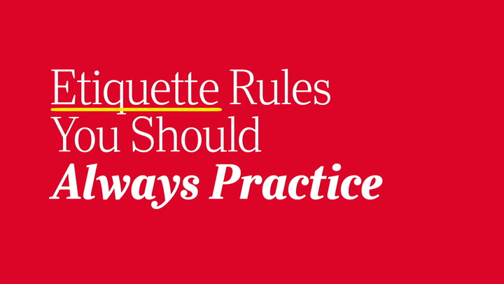 Etiquette: Most Common Etiquette Rules & Social
